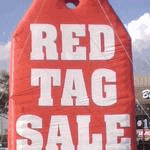 Inflatable Red Tag