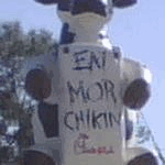Chick-Fil-A Cow Balloon