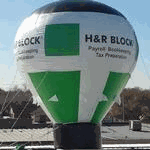 H&R Block Hot Air Balloon Inflatable H&R Block Hot Air Balloon Inflatable
