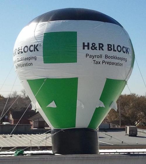 H&R Block Hot Air Balloon Inflatable