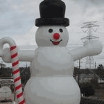 Snowman Balloon